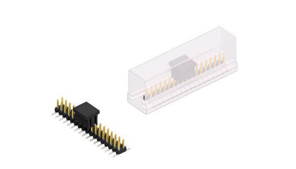 Fischer Elektronik Stiftleiste (Standard) Anzahl Reihen: 2 SLY8SMD03634SBSM 10St.