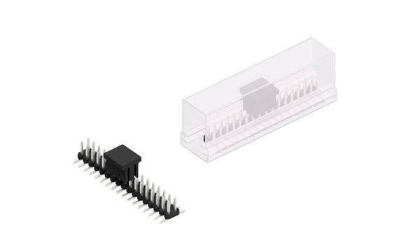 Fischer Elektronik Stiftleiste (Standard) Anzahl Reihen: 2 10063533 10St.