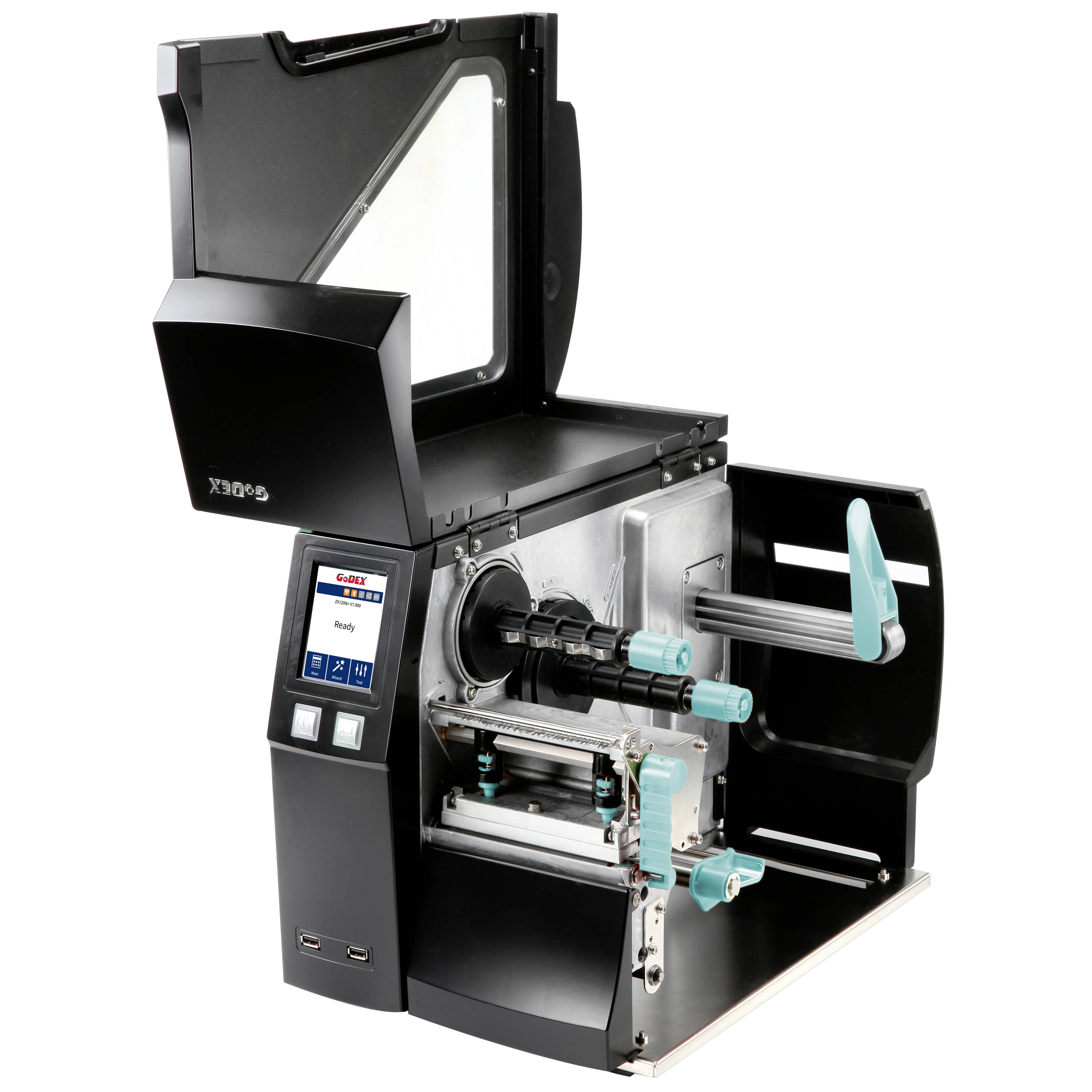 Godex ZX1200i+ Etikettendrucker Thermodirekt, Thermotransfer 203 x 203 dpi Etikettenbreite (max.)