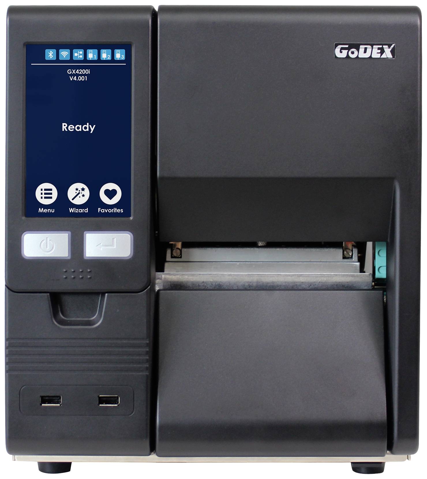 Godex GX4600i Etikettendrucker Thermodirekt, Thermotransfer 600 x 600 dpi Etikettenbreite (max.): 118mm USB, RS-232, LAN