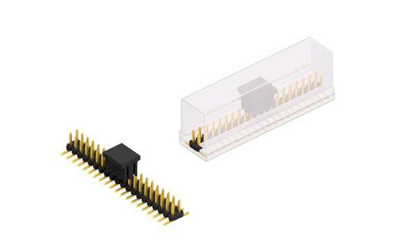 Fischer Elektronik Stiftleiste (Standard) Anzahl Reihen: 2 10063540 10St.