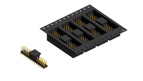 Fischer Elektronik Stiftleiste (Standard) Anzahl Reihen: 2 SLY8SMD04528GBTR 650St.
