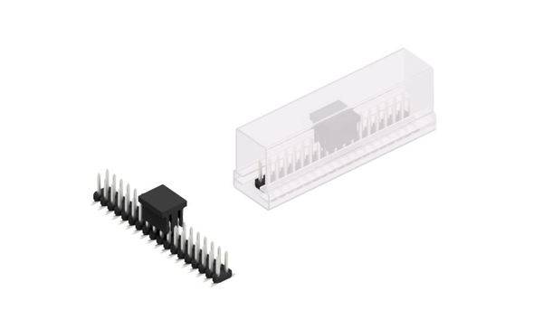 Fischer Elektronik Stiftleiste (Standard) Anzahl Reihen: 2 SLY8SMD04536ZBSM 10St.