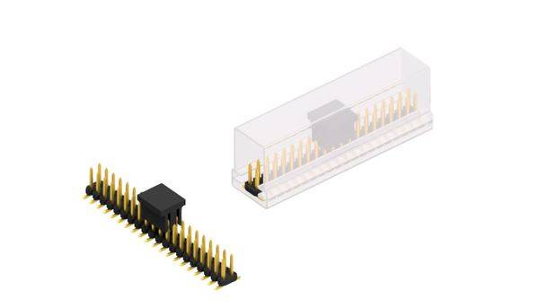 Fischer Elektronik Stiftleiste (Standard) Anzahl Reihen: 2 10063657 10St.