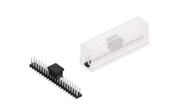 Fischer Elektronik Stiftleiste (Standard) Anzahl Reihen: 2 10063664 10St.