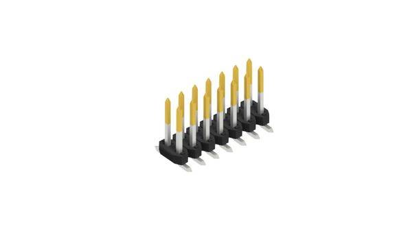 Fischer Elektronik Stiftleiste (Standard) Anzahl Reihen: 2 10063712 10St.