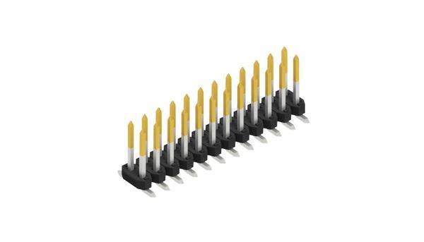 Fischer Elektronik Stiftleiste (Standard) Anzahl Reihen: 2 10063735 10St.