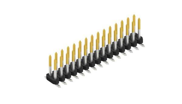 Fischer Elektronik Stiftleiste (Standard) Anzahl Reihen: 2 10063746 10St.