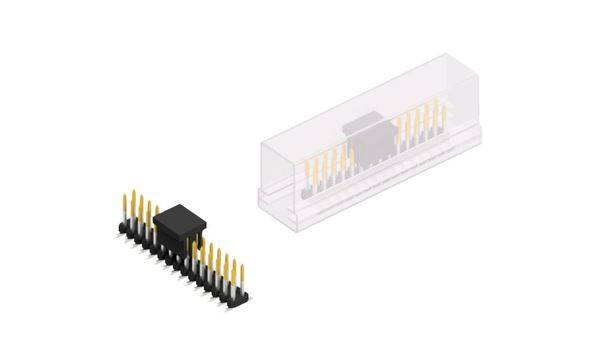 Fischer Elektronik Stiftleiste (Standard) Anzahl Reihen: 2 SLY8SMD06230SBSM 10St.