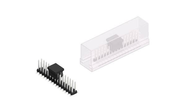 Fischer Elektronik Stiftleiste (Standard) Anzahl Reihen: 2 SLY8SMD06230ZBSM 10St.