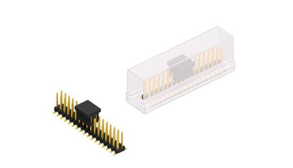 Fischer Elektronik Stiftleiste (Standard) Anzahl Reihen: 2 SLY8SMD06234GBSM 10St.