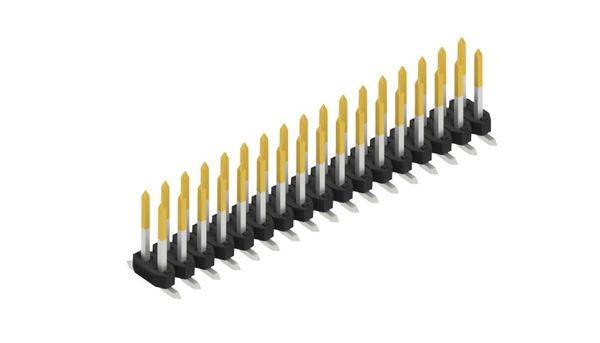 Fischer Elektronik Stiftleiste (Standard) Anzahl Reihen: 2 SLY8SMD06234S 10St.