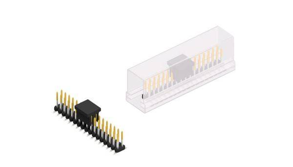 Fischer Elektronik Stiftleiste (Standard) Anzahl Reihen: 2 SLY8SMD06234SBSM 10St.