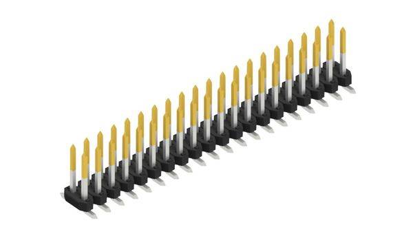 Fischer Elektronik Stiftleiste (Standard) Anzahl Reihen: 2 10063753 10St.
