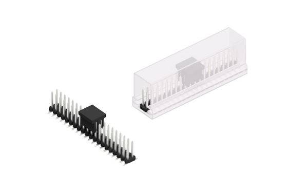 Fischer Elektronik Stiftleiste (Standard) Anzahl Reihen: 2 10063757 10St.