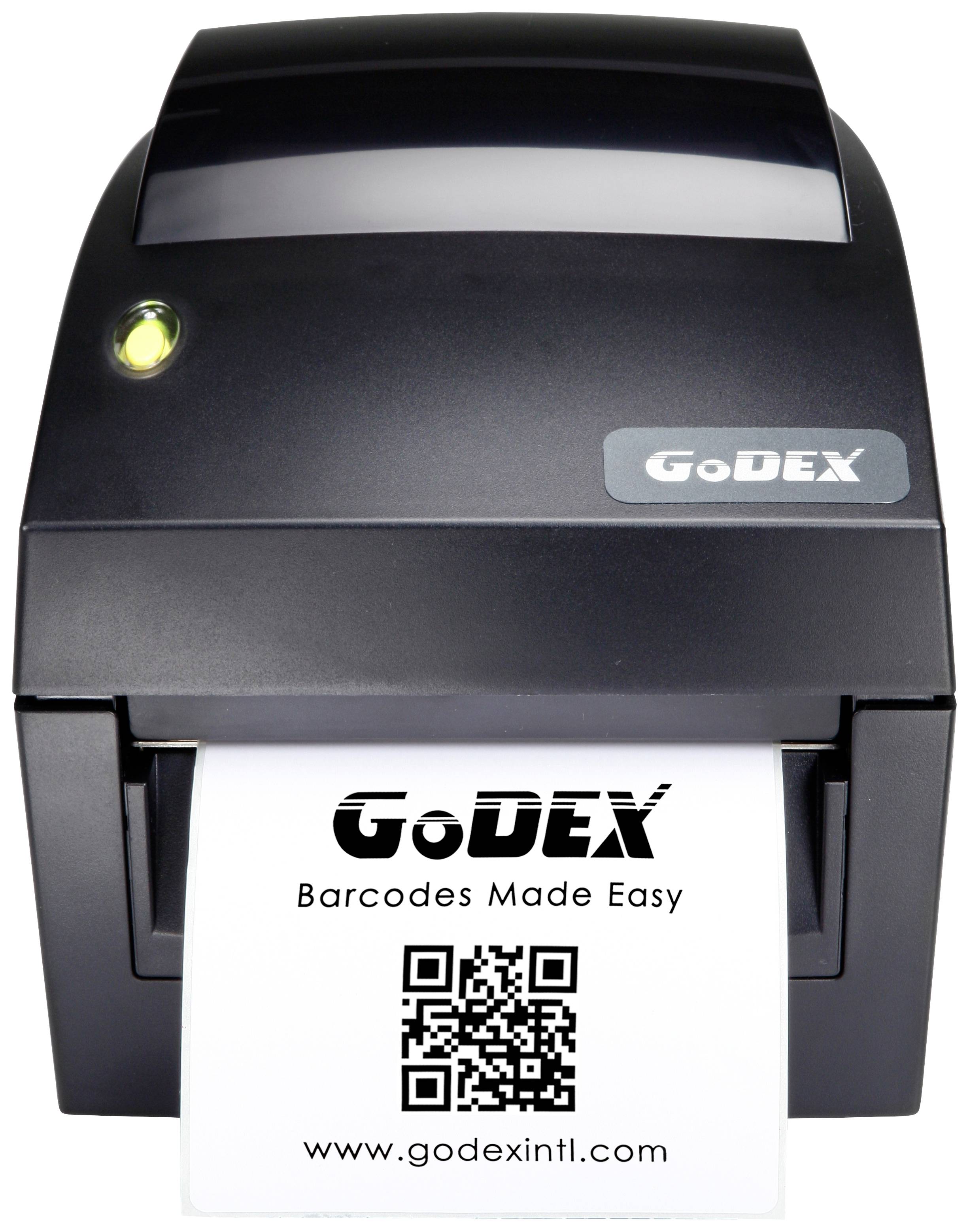Godex DT4x Etikettendrucker Thermodirekt 203 x 203 dpi Etikettenbreite (max.): 118 mm USB, RS-232