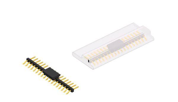 Fischer Elektronik Stiftleiste (Standard) Anzahl Reihen: 1 SLY9SMD04018GBSM 10St.