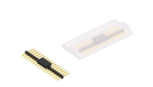 Fischer Elektronik Stiftleiste (Standard) Anzahl Reihen: 1 SLY9SMD05517GBSM 10St.