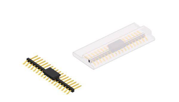 Fischer Elektronik Stiftleiste (Standard) Anzahl Reihen: 1 SLY9SMD05518GBSM 10St.