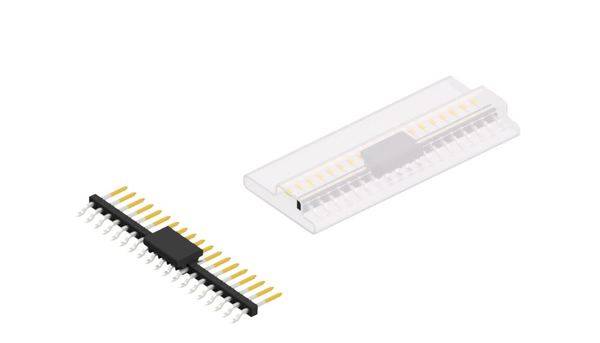 Fischer Elektronik Stiftleiste (Standard) Anzahl Reihen: 1 SLY9SMD05519SBSM 10St.