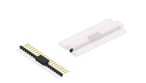 Fischer Elektronik Stiftleiste (Standard) Anzahl Reihen: 1 10063898 10St.