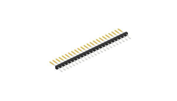 Fischer Elektronik Stiftleiste (Standard) Anzahl Reihen: 1 SLY9SMD05523S 10St.