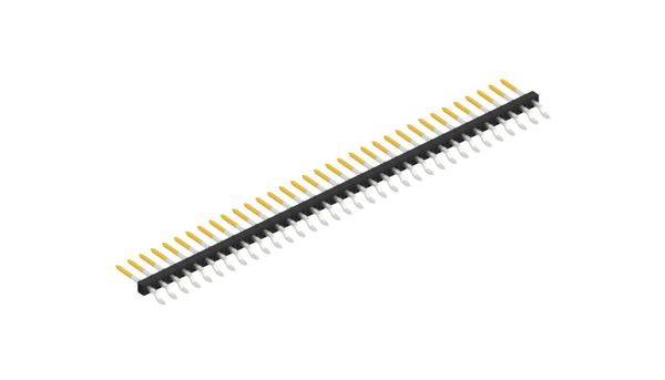 Fischer Elektronik Stiftleiste (Standard) Anzahl Reihen: 1 SLY9SMD05534S 10St.
