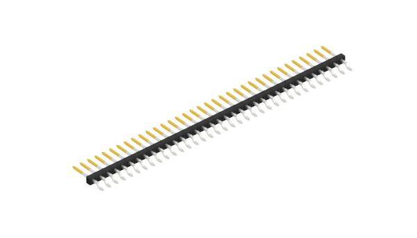 Fischer Elektronik Stiftleiste (Standard) Anzahl Reihen: 1 SLY9SMD05535S 10St.