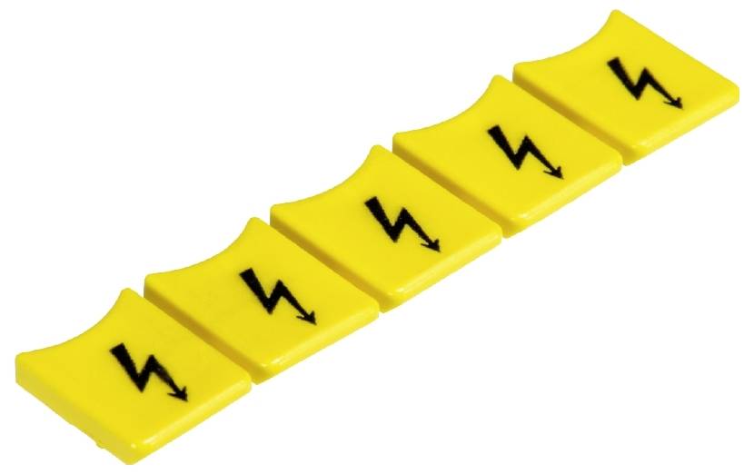 Wieland Electric 04.343.9253.8 Abdeckung mit Warnzeichen 10St.