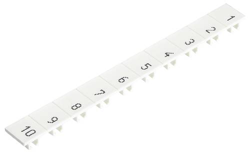 Wieland Electric 04.858.0053.0 Beschriftungsstreifen Weiß 25 St.