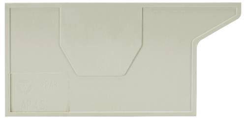 Wieland Electric 07.311.4255.0 Abschlussplatte Grau 10 St.
