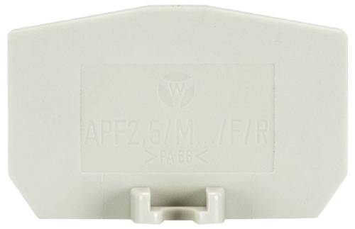 Wieland Electric 07.312.3153.0 Abschlussplatte Grau 10 St.