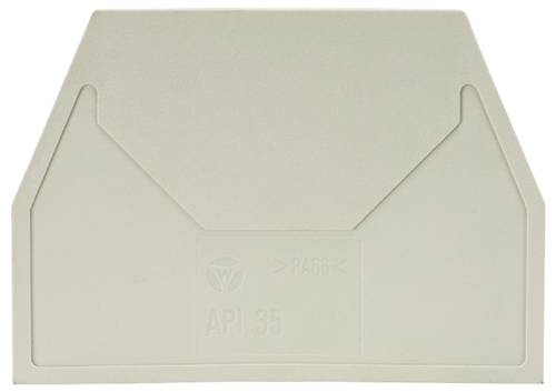 Wieland Electric 07.311.8855.0 Abschlussplatte Grau 10 St.