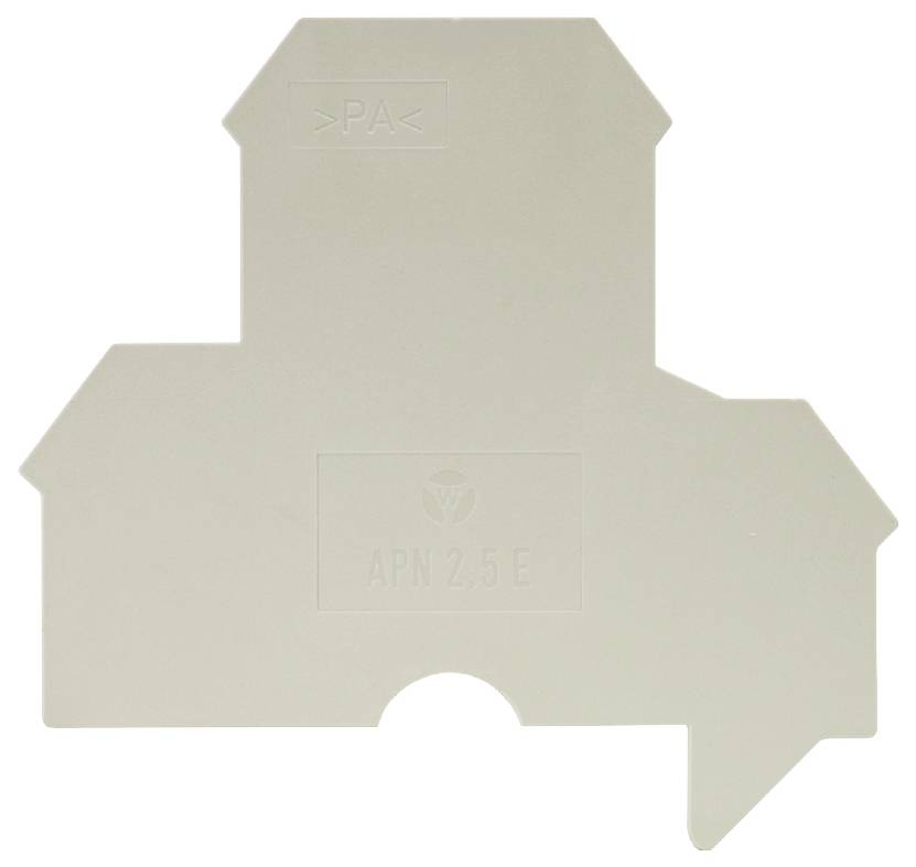 Wieland Electric 07.312.1755.0 Abschlussplatte Grau 10St.