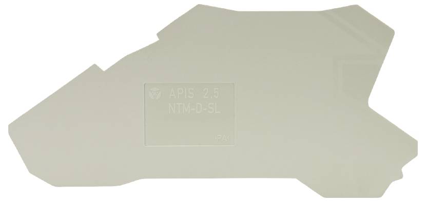 Modell der Umrisse einer geometrischen Form mit der Aufschrift 'APIS 2.5 NTM-D-SL'.