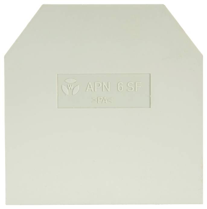 Wieland Electric 07.313.2355.0 Abschlussplatte Grau 10St.