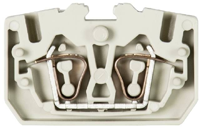 Wieland Electric 37.703.0553.0 Durchgangsklemme Federzuganschluss Grau 100St.