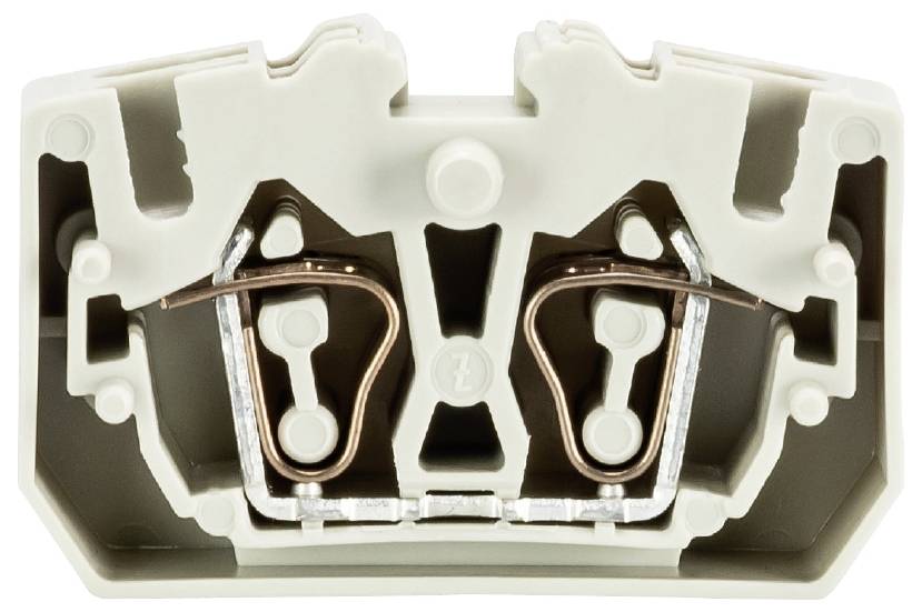 Wieland Electric 37.703.1053.0 Durchgangsklemme Federzuganschluss Grau 100St.