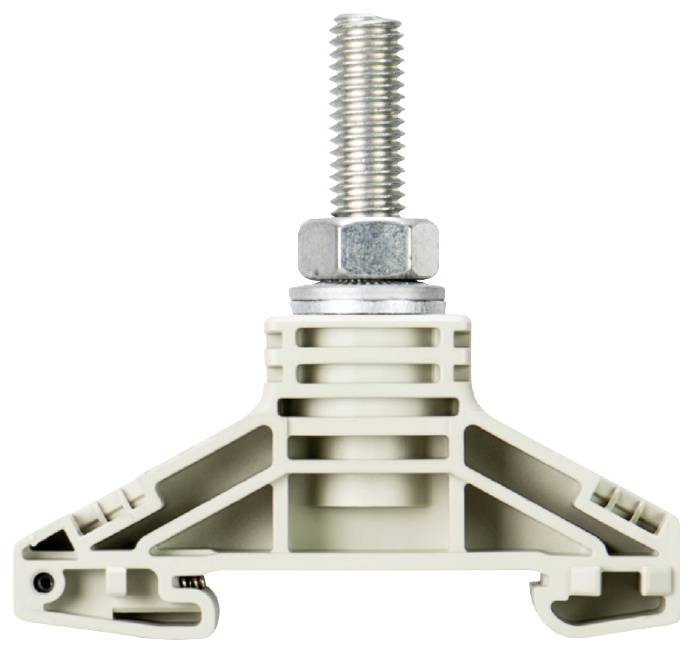 Wieland Electric 32.540.0053.0 Bolzenklemme Bolzenanschluss Grau 25St.