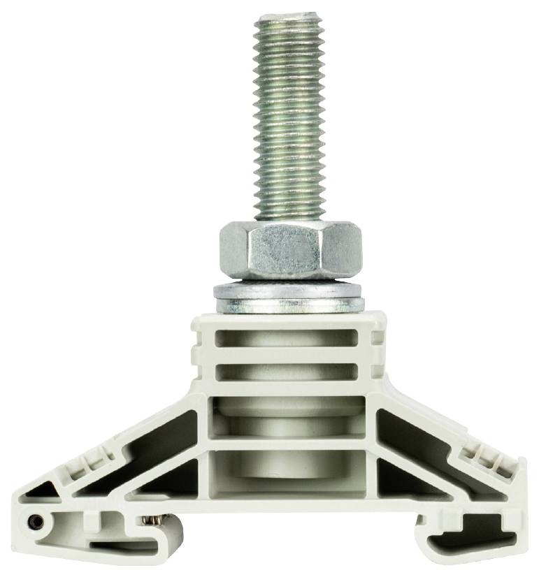 Wieland Electric 32.550.0053.0 Bolzenklemme Bolzenanschluss Grau 25St.