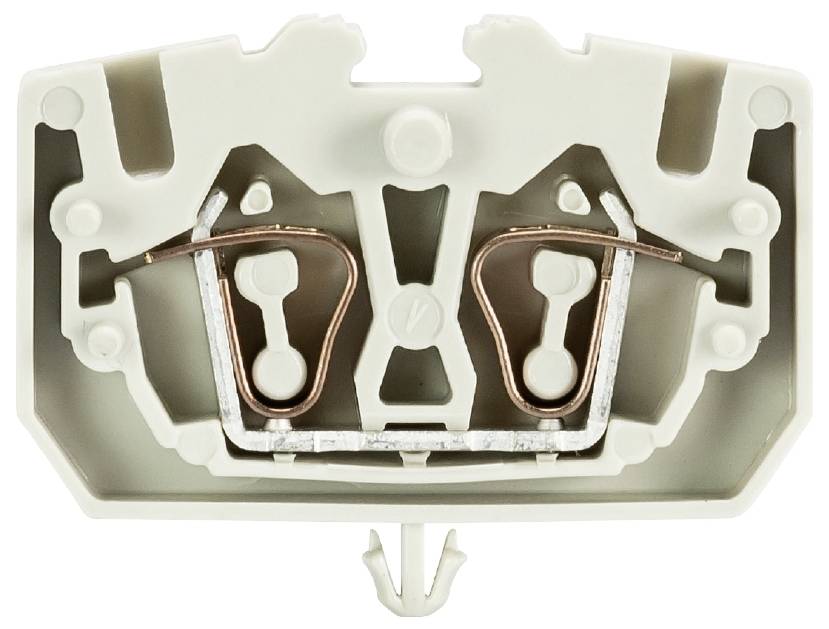 Wieland Electric 38.703.1053.0 Durchgangsklemme Federzuganschluss Grau 100St.