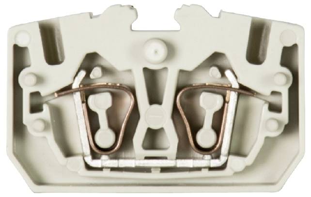 Wieland Electric 39.703.0153.0 Durchgangsklemme Federzuganschluss Grau 100St.