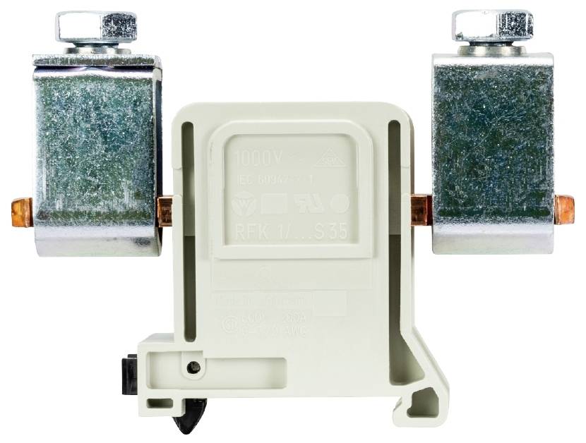 Wieland Electric 56.395.0155.0 Durchgangsklemme Schrauben Grau 10St.