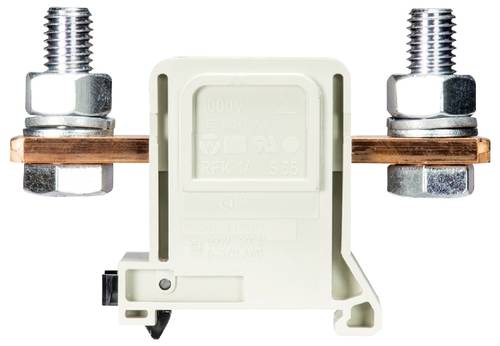 Wieland Electric 56.395.1055.0 Durchgangsklemme Schrauben Grau 10 St.