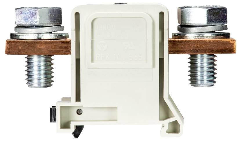 Wieland Electric 56.397.0055.0 Durchgangsklemme Schrauben Grau 10 St.