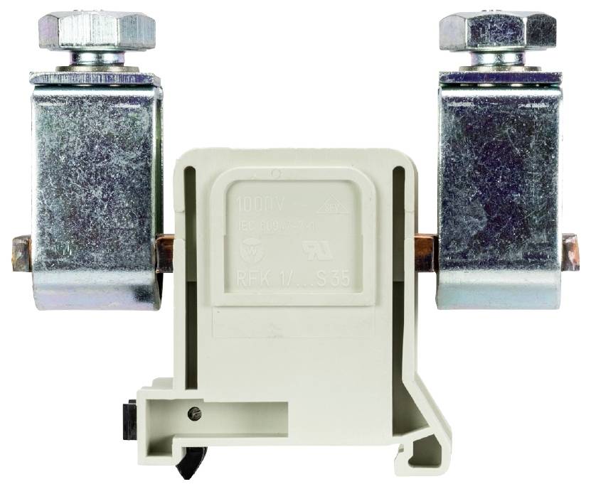 Wieland Electric 56.397.0155.0 Durchgangsklemme Schrauben Grau 10 St.