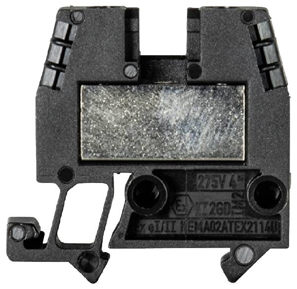 Wieland Electric 55.504.1053.1 Durchgangsklemme Schrauben Schwarz 100St.