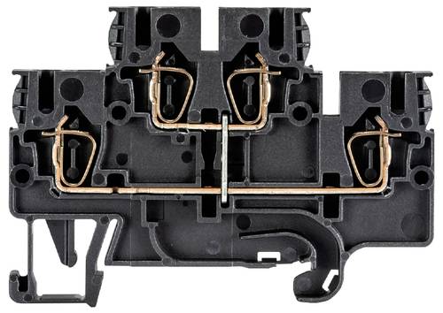 Wieland Electric 56.703.4855.1 Installationsetagenklemme Federzuganschluss Schwarz 100 St.