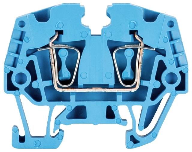 Wieland Electric 55.703.0053.6 Durchgangsklemme Federzuganschluss Blau 100St.