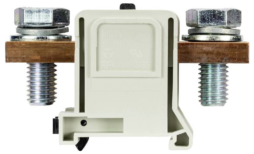 Wieland Electric 56.399.0055.0 Durchgangsklemme Schrauben Grau 10 St.